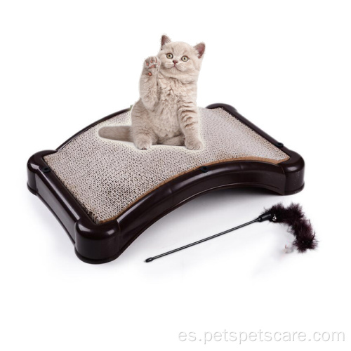 juguete del animal doméstico rasguño rasguño del tablero del gato de esmeril